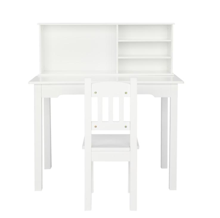 2022 Boxes & Bins Painted Student Table and Chair Set A White 5-layer Desktop Multifunctional (80*50*88.5cm)