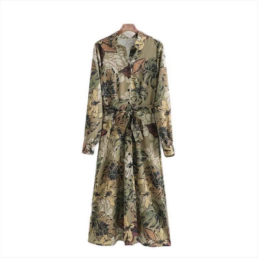 fashion green leaf print womens dresses shirt long sleeve office midi with slash 1d204, Black;gray
fashion green leaf print womens dresses shirt long sleeve office midi with slash 1d204, Black;gray