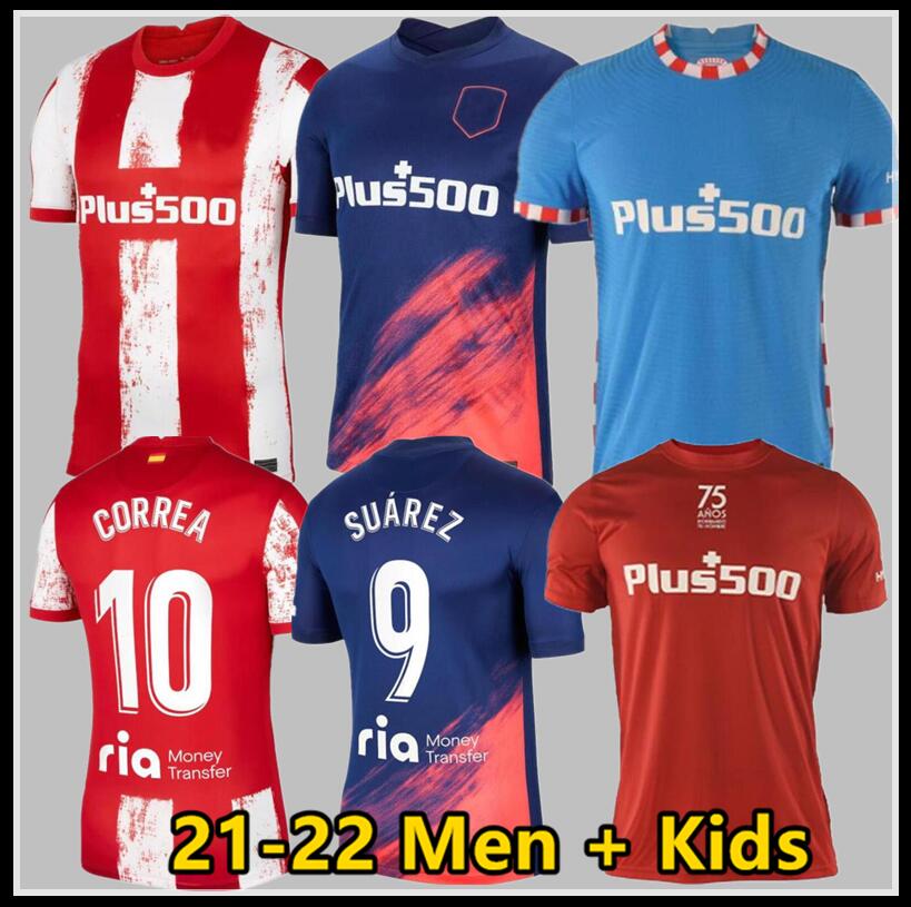 21 22 Atletico Madrid Soccer Jerseys SUAREZ JOÃO FÉLIX 2021 2022 M. Llorente CORREA KOKE Camisetas de fútbol LEMAR CARRASCO men kids kit Football Shirt fans player version, 21 22 away kids
21 22 Atletico Madrid Soccer Jerseys SUAREZ JOÃO FÉLIX 2021 2022 M. Llorente CORREA KOKE Camisetas de fútbol LEMAR CARRASCO men kids kit Football Shirt fans player version, 21 22 away kids
