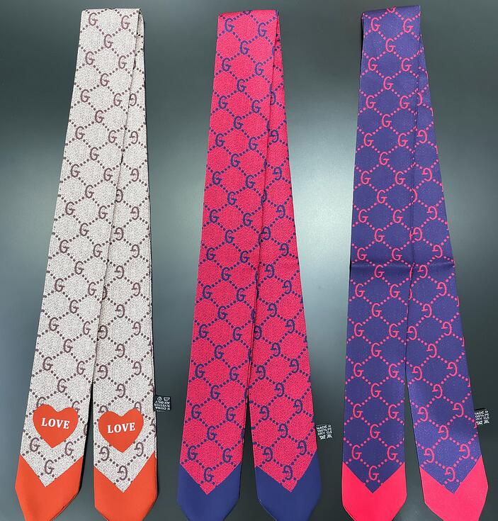 Fashion Designer Scarfs for Women Square Scarves Neck Cravat Headbands Super Soft Top Silk Ribbons Hair Bands 5*88cm 10 Styles High Quality, Blue;gray
Fashion Designer Scarfs for Women Square Scarves Neck Cravat Headbands Super Soft Top Silk Ribbons Hair Bands 5*88cm 10 Styles High Quality, Blue;gray