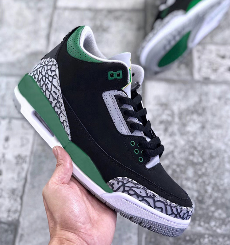 High Quality 3 Pine Green Mens Basketball Shoes 3s Black Cement Grey-White Outdoor Trainers Sports Sneakers With Box CT8532-030 us 7-13
High Quality 3 Pine Green Mens Basketball Shoes 3s Black Cement Grey-White Outdoor Trainers Sports Sneakers With Box CT8532-030 us 7-13