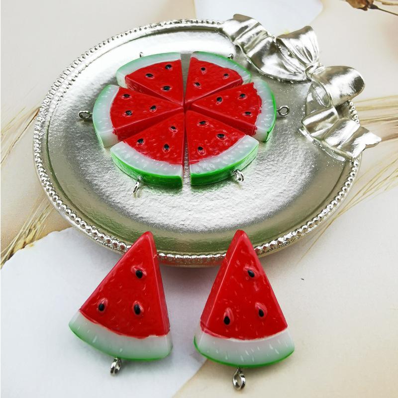 Charms 10pcs Double Side Painted Sliced Watermelon Pendant DIY Resin Charm Earrings Necklace Keychain Small, Bronze;silver
Charms 10pcs Double Side Painted Sliced Watermelon Pendant DIY Resin Charm Earrings Necklace Keychain Small, Bronze;silver