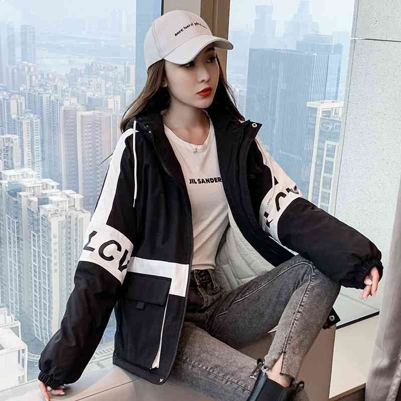 Pike down women' middle long 2020 winter new big hair collar student cotton padded jacket warm, Black cotton
Pike down women' middle long 2020 winter new big hair collar student cotton padded jacket warm, Black cotton