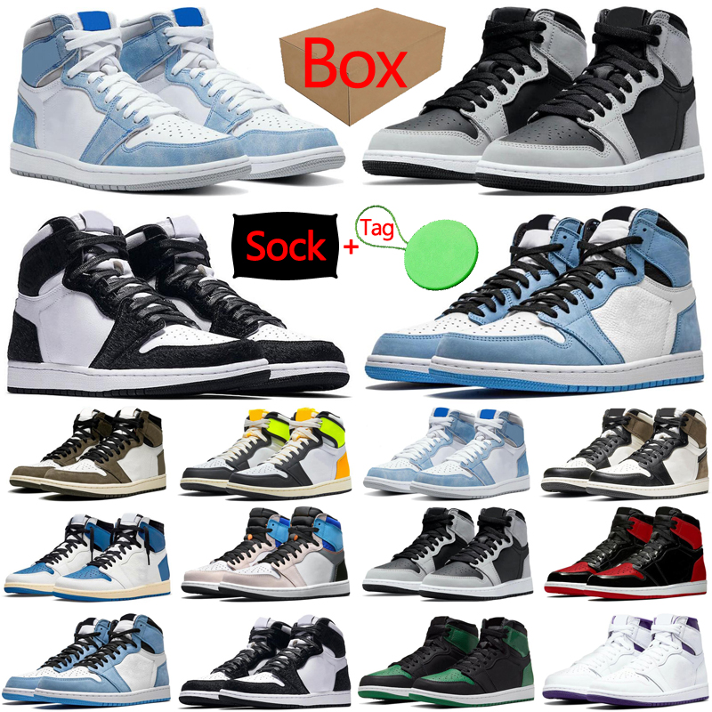 Box&Sock&Tag 1 1s mens womens basketball shoes Electro Orange Obsidian Pollen Bred Patent men trainers sports sneakers newest, #24 unc to chicago
Box&Sock&Tag 1 1s mens womens basketball shoes Electro Orange Obsidian Pollen Bred Patent men trainers sports sneakers newest, #24 unc to chicago
