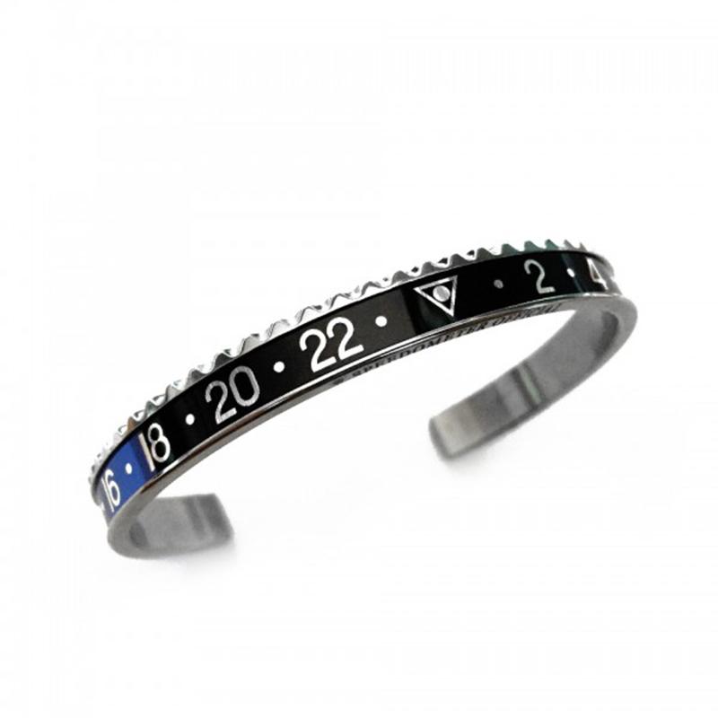 Bangles Mixed Style Stainless Steel Manchette Open Initial Cuff Bangle Speedometer Bracelet SP01