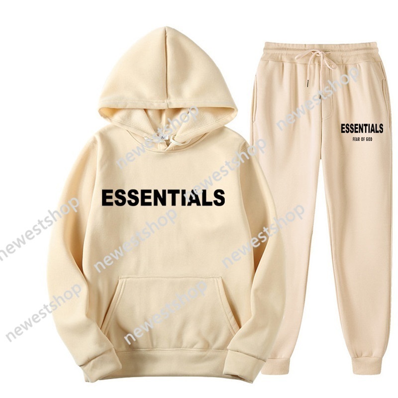2pcs Sport Suit Solid Color Essentials Tracksuits Hooded Pullover Sweatpants Sweatshirt Casual Pants Sets Sportswear Male Female, Ess20
2pcs Sport Suit Solid Color Essentials Tracksuits Hooded Pullover Sweatpants Sweatshirt Casual Pants Sets Sportswear Male Female, Ess20