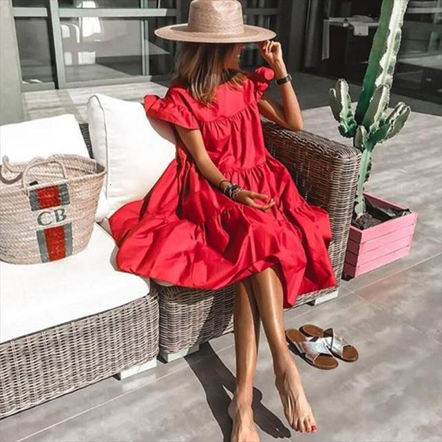 retro pleated midi summer women dresses solid round neck butterfly sleeve casual loose oversized beach robe, Black;gray
retro pleated midi summer women dresses solid round neck butterfly sleeve casual loose oversized beach robe, Black;gray