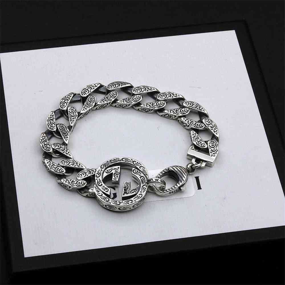 70% Off Outlet Online new double carved and trendsetters versatile men women lovers Sterling Silver Bracelet Valentine's Day gift store wholesale
70% Off Outlet Online new double carved and trendsetters versatile men women lovers Sterling Silver Bracelet Valentine's Day gift store wholesale