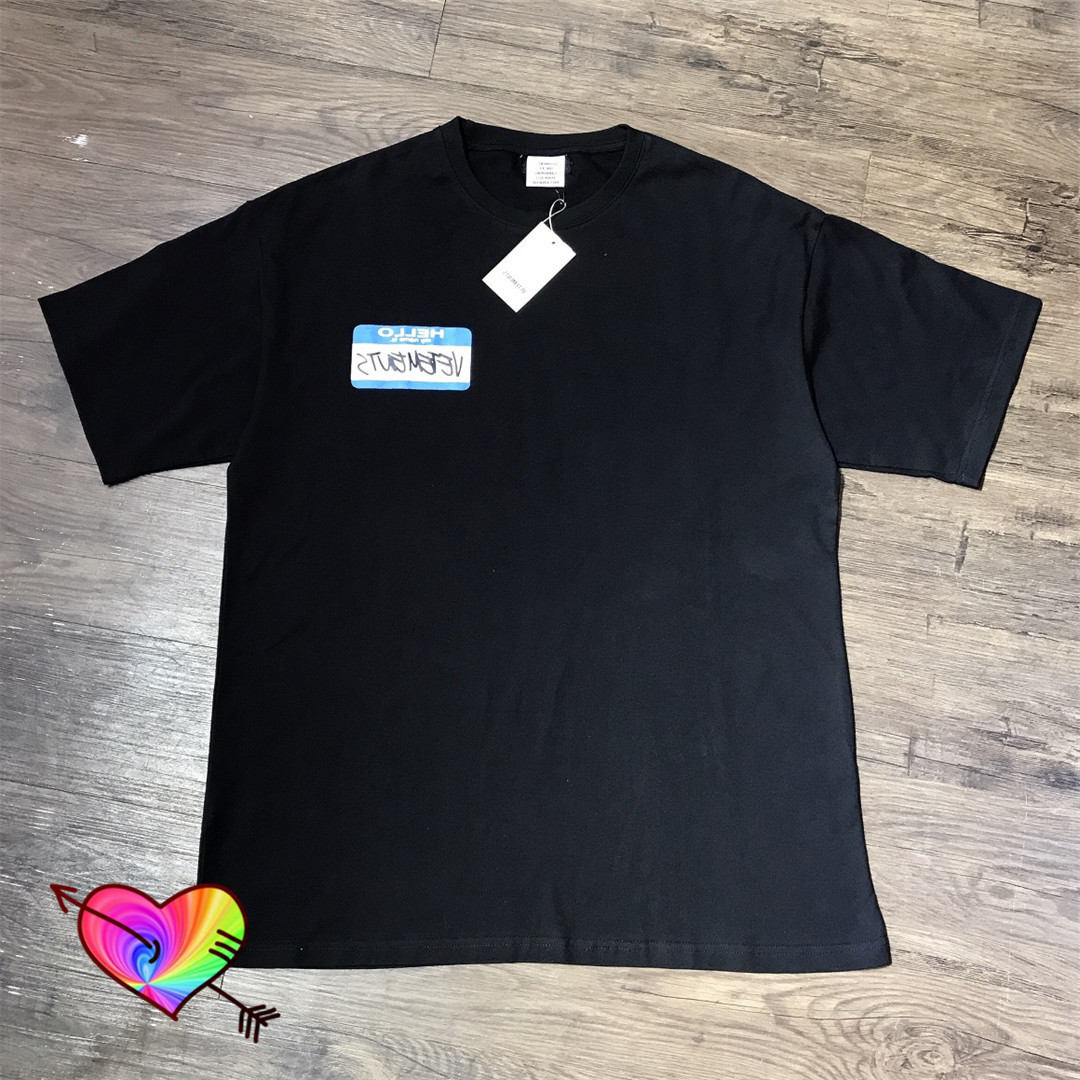 My Name Is Tee 2021 Men Women 1:1 High Quality Graphic Print Vetements T-shirt Back Collar Tonal Embroidery Tops, White;black
My Name Is Tee 2021 Men Women 1:1 High Quality Graphic Print Vetements T-shirt Back Collar Tonal Embroidery Tops, White;black