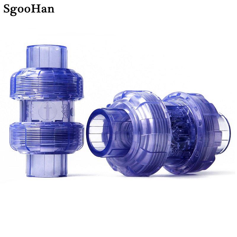 1PC 20mm~63mm UPVC Check Valve Transparent PVC Pipe Fittings Garden Irrigation System Aquarium Fish Tank Non Return Connectors
1PC 20mm~63mm UPVC Check Valve Transparent PVC Pipe Fittings Garden Irrigation System Aquarium Fish Tank Non Return Connectors