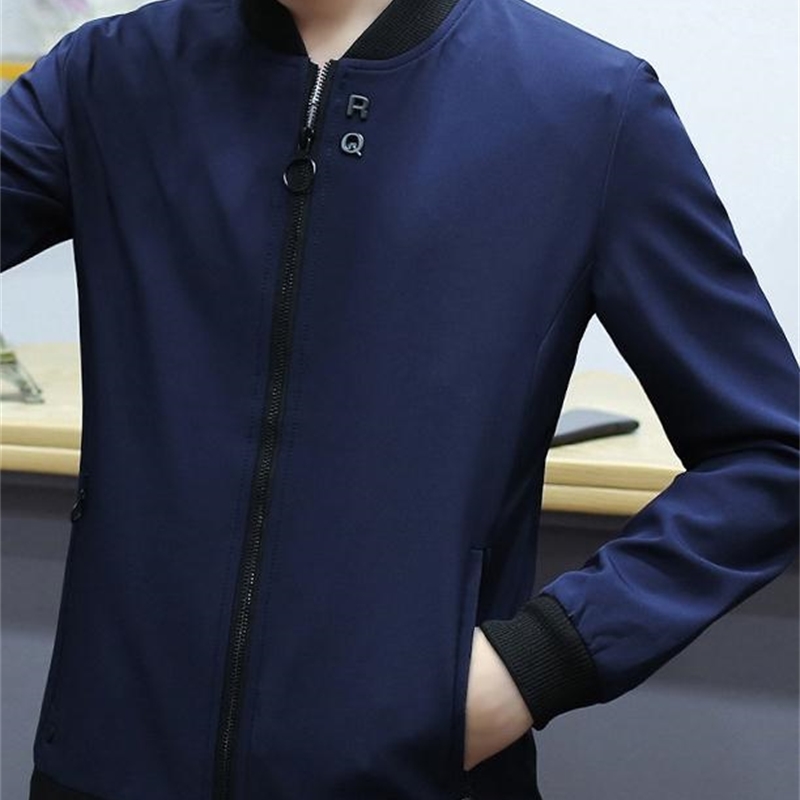 new spring men jacket fashion gradient color thin hooded sweatshirt mens slim zipper M5XL 401 T200601