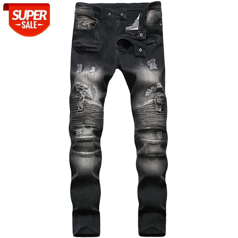 Denim Designer For Men'S Bike Moto Jeans Stretch Straight OverSize 28-38 40 42 2021 Spring Sutumn Winter HIP HOP Punk Streetwear #US4J, Black
Denim Designer For Men'S Bike Moto Jeans Stretch Straight OverSize 28-38 40 42 2021 Spring Sutumn Winter HIP HOP Punk Streetwear #US4J, Black