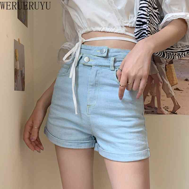 WERUERUYU Fashion Female High Waist Denim Shorts Summer Women Lady Casual Loose Streetwear Jeans Pants With Zipper 210608, Photo color
WERUERUYU Fashion Female High Waist Denim Shorts Summer Women Lady Casual Loose Streetwear Jeans Pants With Zipper 210608, Photo color