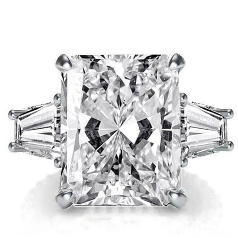 2021 Top Sell Sparkling Wedding Rings Luxury Jewelry 925 Sterling Silver Princess Cut White Topaz CZ Diamond Gemstones Eternity Party Women Engagement Band Ring
2021 Top Sell Sparkling Wedding Rings Luxury Jewelry 925 Sterling Silver Princess Cut White Topaz CZ Diamond Gemstones Eternity Party Women Engagement Band Ring