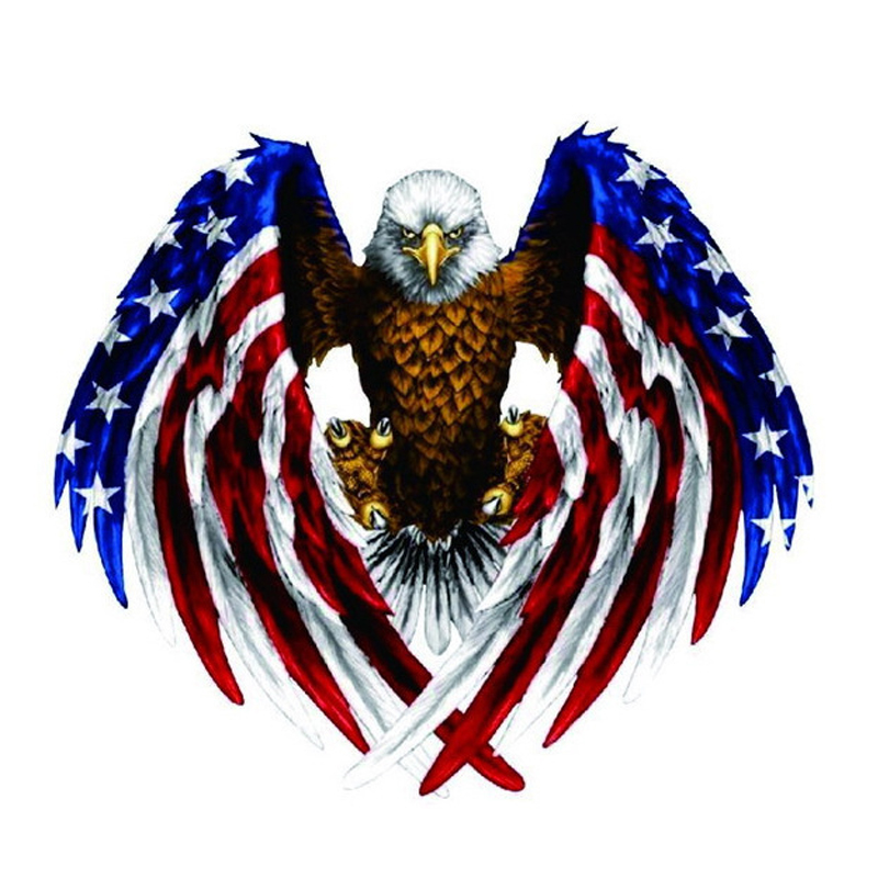 Vehicle Eagles Stickers Animal Graffiti Decals For Luggage Car Motorcycle Skateboard Laptop Front Cover Door Body Gift Decorate