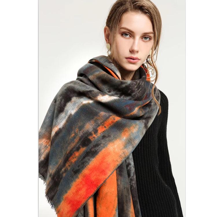 Scarves Ins Blanket For Women Scarf Versatile Cotton Warm Outdoor Winter Tie Dye Colored Famale Large Shoulders
Scarves Ins Blanket For Women Scarf Versatile Cotton Warm Outdoor Winter Tie Dye Colored Famale Large Shoulders