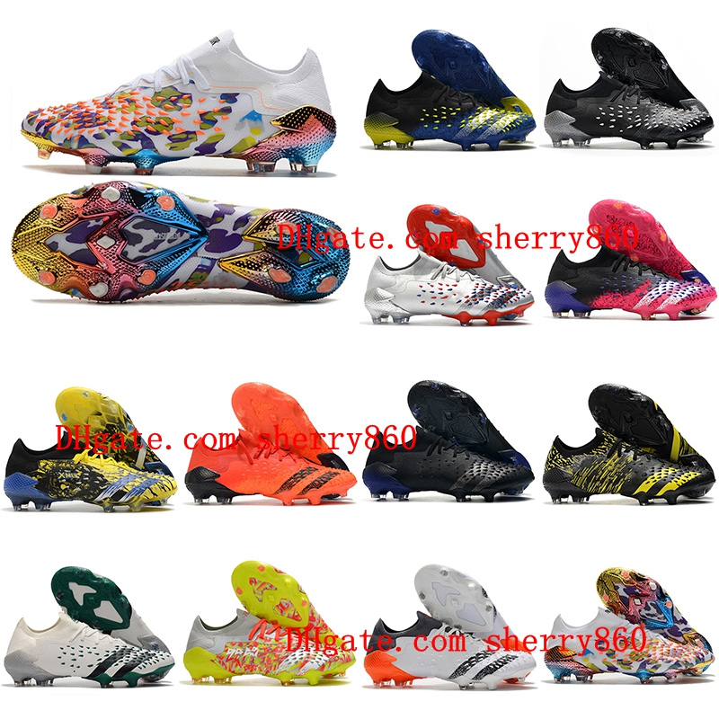 Mens PREDATOR FREAK .1 LOW FG Soccer Shoes with laces Trainers Sports Leather Cleats Outdoor Football Boots Size 39-45 EUR, As picture 10
Mens PREDATOR FREAK .1 LOW FG Soccer Shoes with laces Trainers Sports Leather Cleats Outdoor Football Boots Size 39-45 EUR, As picture 10