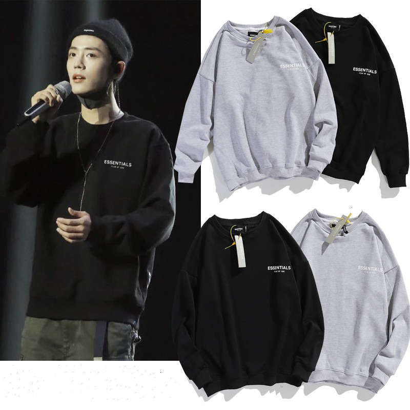 2021 New High Street Casual Round Neck Hoodies Men Fashion Long-sleeved Shirt Autumn Winter Cotton Streetwear Sweatshirts 57e6, Black
2021 New High Street Casual Round Neck Hoodies Men Fashion Long-sleeved Shirt Autumn Winter Cotton Streetwear Sweatshirts 57e6, Black