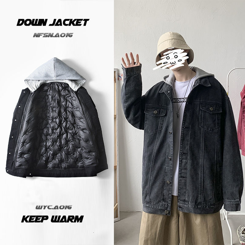 2021 New Winter Down Jacket Warm Fashion Casual Thick Denim Men Parka Clothes Loose Korean Hooded Coat Mens Outerwear -5xl 6dbp, Blue
2021 New Winter Down Jacket Warm Fashion Casual Thick Denim Men Parka Clothes Loose Korean Hooded Coat Mens Outerwear -5xl 6dbp, Blue