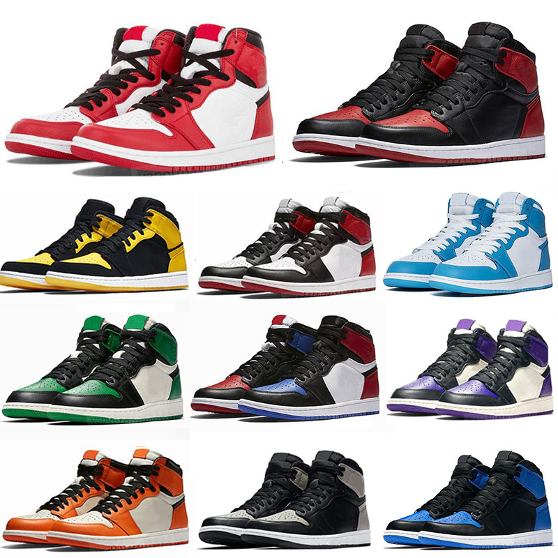 Basketball Shoes Top quality J 1s Sneakers Running Shoe Dark Moch Men Women Sports University Blue Black Particle Grey Comfortable Court Patent Bred, # 18
Basketball Shoes Top quality J 1s Sneakers Running Shoe Dark Moch Men Women Sports University Blue Black Particle Grey Comfortable Court Patent Bred, # 18