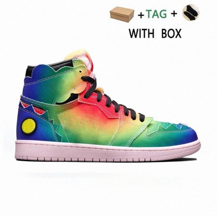 J Balvin x Jumpman High Jorden Jordens 1 1s Mens Casual Shoes Men Women Smiley Joint Gradient Rainbow Designers Trainers Sports Sneakers 36-45 S6Aw#
J Balvin x Jumpman High Jorden Jordens 1 1s Mens Casual Shoes Men Women Smiley Joint Gradient Rainbow Designers Trainers Sports Sneakers 36-45 S6Aw#
