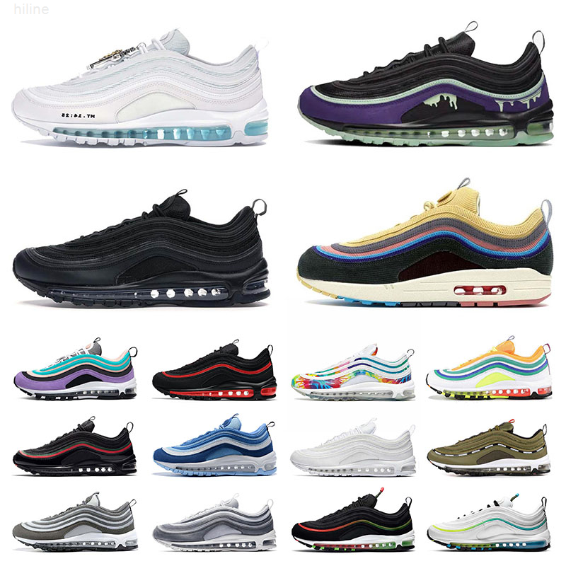 Original 97S fashion Sneakers Men Women Running Shoes Black Bullet Halloween MSCHF x INRI Jesus Triple White Barely Rose Pink Womens
Original 97S fashion Sneakers Men Women Running Shoes Black Bullet Halloween MSCHF x INRI Jesus Triple White Barely Rose Pink Womens