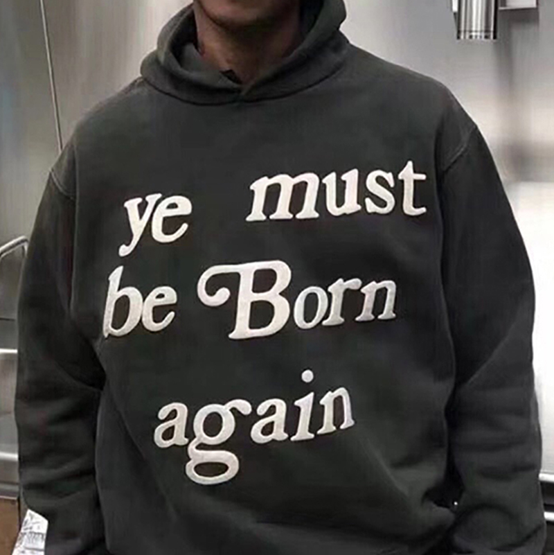 Ye Must Be Born Again Hoodie Mens Casual Oversized Vintage Hoodies Sweatshirts Fleeced Hooded Pullover for Men Women Hip Hop Streetwear, Black
Ye Must Be Born Again Hoodie Mens Casual Oversized Vintage Hoodies Sweatshirts Fleeced Hooded Pullover for Men Women Hip Hop Streetwear, Black