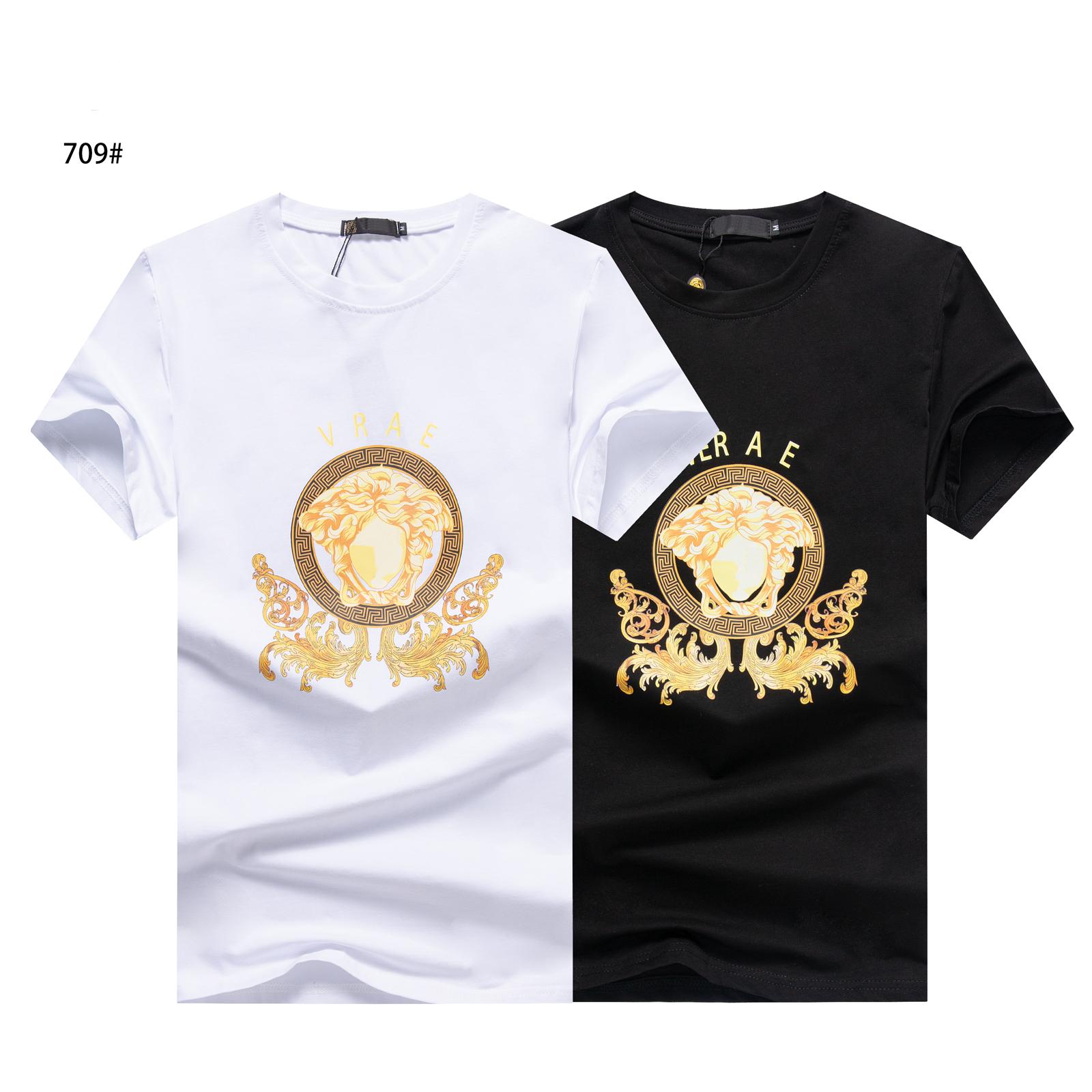 Men's T-shirt Letter-printed Embroidered Round Neck t shirt Cotton tee Print Tops Streetwear v30, White;black
Men's T-shirt Letter-printed Embroidered Round Neck t shirt Cotton tee Print Tops Streetwear v30, White;black