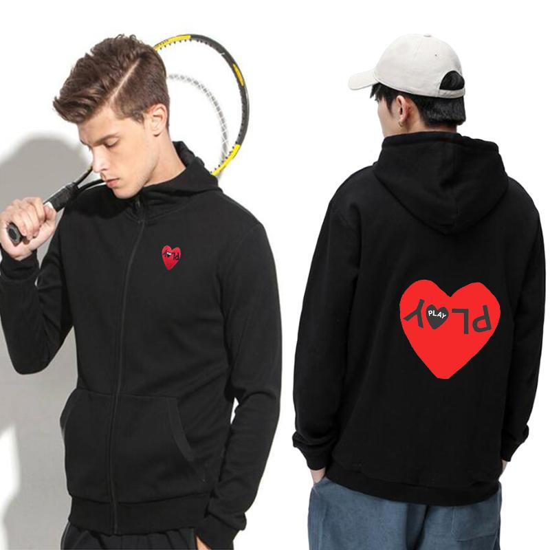 Men's Hoodies & Sweatshirts PLAY Men Women Hoodie Cartoon Printing Embroidery Cotton Thick Zipper Pocket Autumn And Winter Couple Loose Coat, Black
Men's Hoodies & Sweatshirts PLAY Men Women Hoodie Cartoon Printing Embroidery Cotton Thick Zipper Pocket Autumn And Winter Couple Loose Coat, Black