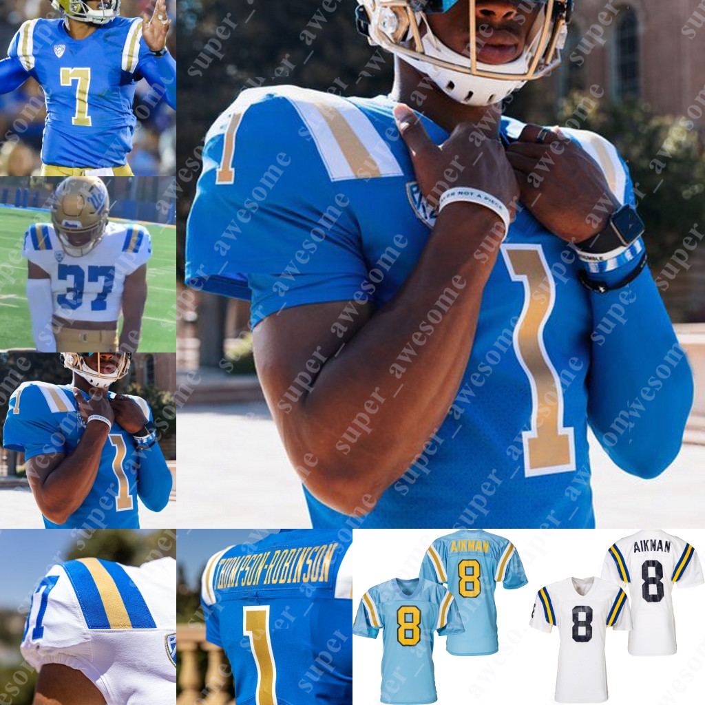 UCLA Bruins Football Jersey Dorian Thompson-Robinson Brittain Brown Kyle Philips Chase Griffin Greg Dulcich Delon Hurt Caleb Johnson Stephan Blaylock Troy Aikman, Blue new
UCLA Bruins Football Jersey Dorian Thompson-Robinson Brittain Brown Kyle Philips Chase Griffin Greg Dulcich Delon Hurt Caleb Johnson Stephan Blaylock Troy Aikman, Blue new