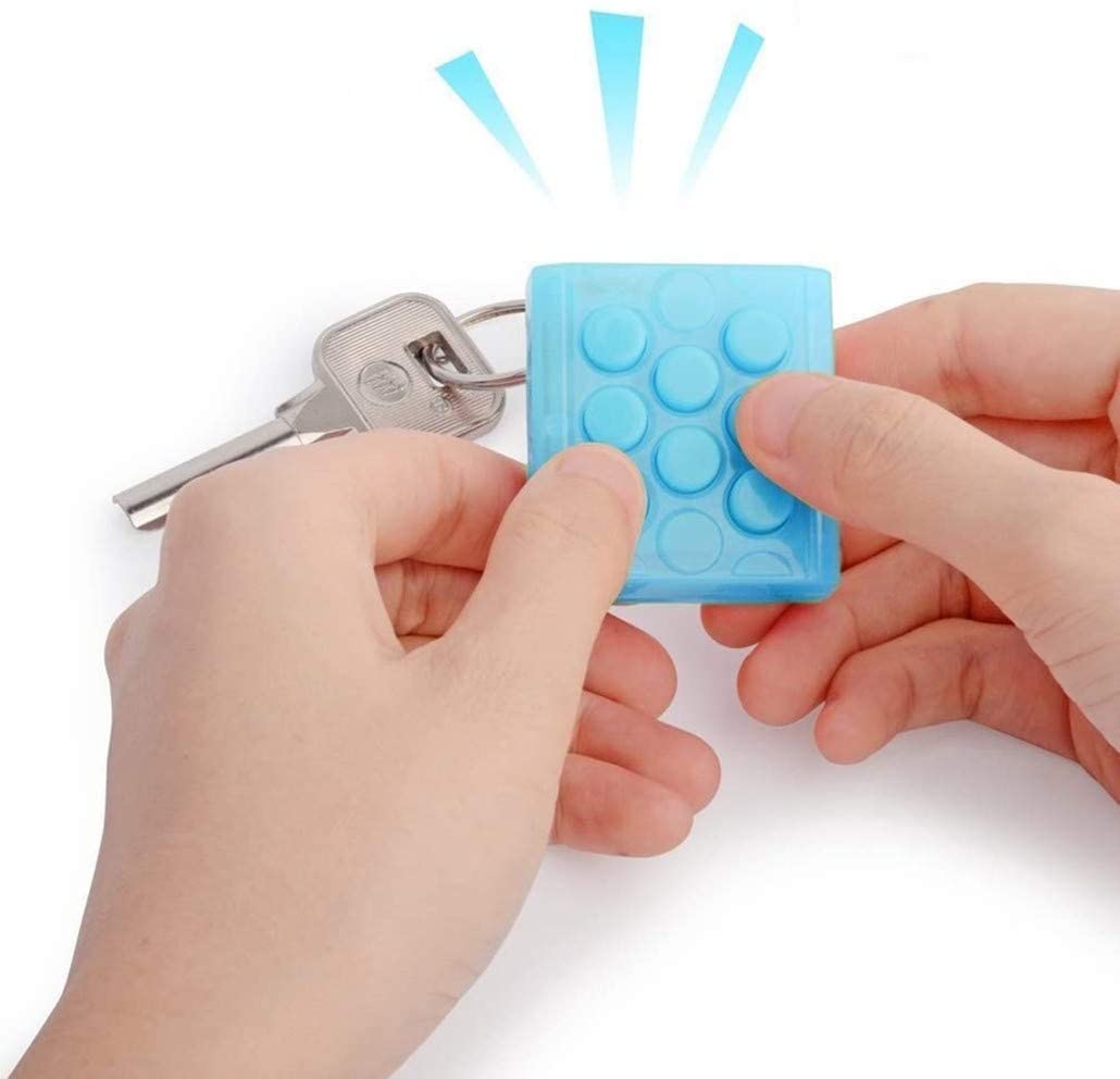 Finger Press Sound Electronics Toy Pop Keychain Bubble Wrap Keyring Infinite Squeeze Decompress Stress-Relieving Toys hand Training Pressure Relieve g