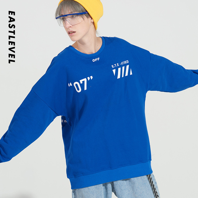 2021 Cotton Blue Oversized Hip Hop Letter Print Sweatshirt Women Casual Loose O-neck Pullovers Designer Streetwear Harajuku Q7m1
2021 Cotton Blue Oversized Hip Hop Letter Print Sweatshirt Women Casual Loose O-neck Pullovers Designer Streetwear Harajuku Q7m1