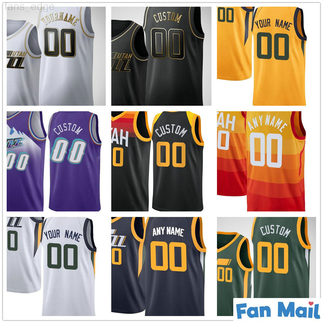 Custom Printed Donovan 45 Mitchell Mike 10 Conley Rudy 27 Gobert Bojan 44 Bogdanovic 00 Clarkson Men Women Kids Youth Basketball Jerseys, Black;red
Custom Printed Donovan 45 Mitchell Mike 10 Conley Rudy 27 Gobert Bojan 44 Bogdanovic 00 Clarkson Men Women Kids Youth Basketball Jerseys, Black;red