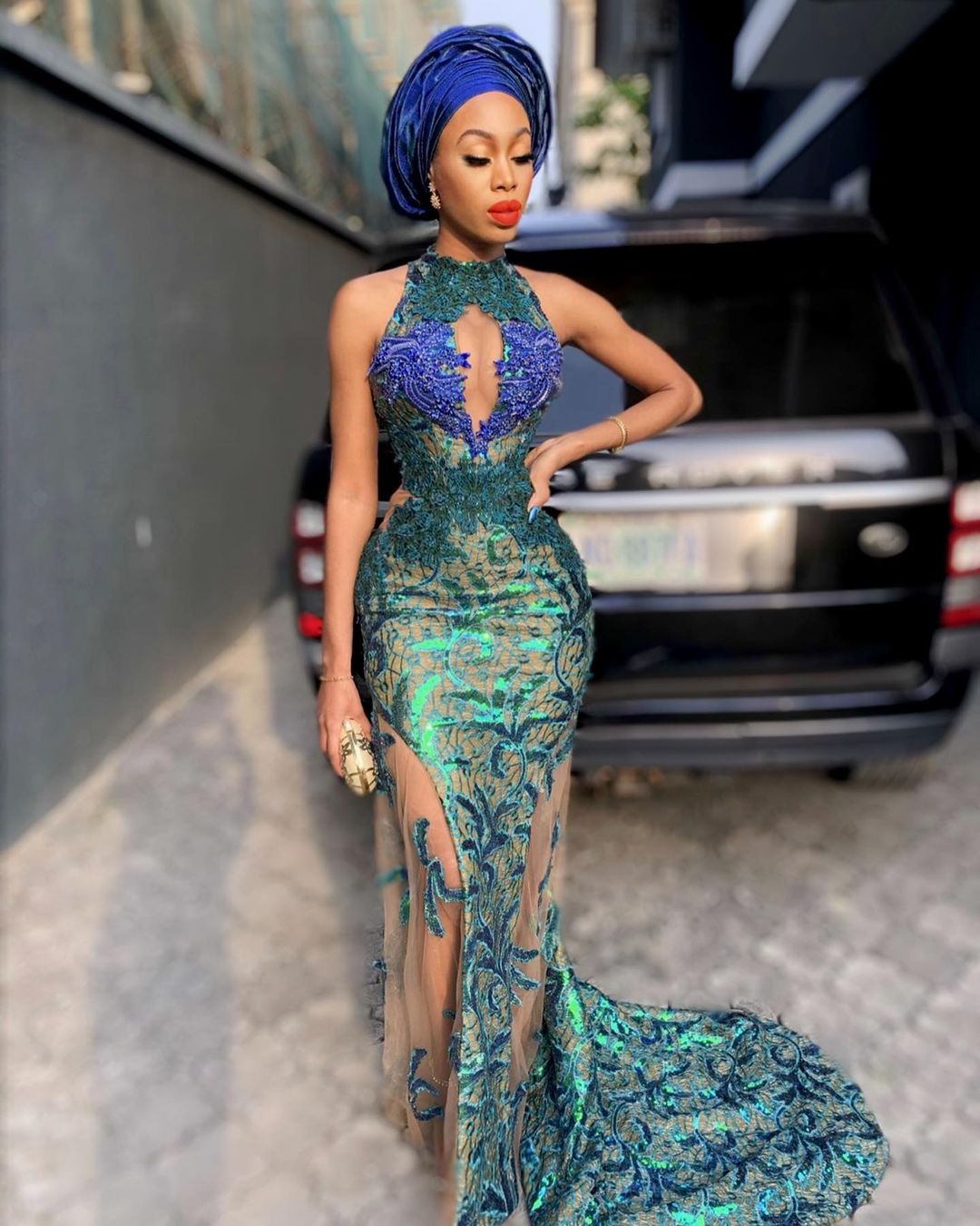 Aso Ebi 2021 Arabic Sexy Mermaid Lace Evening Dresses Beaded Vintage Prom Dresses Charming Formal Party Second Reception Gowns ZJ2678