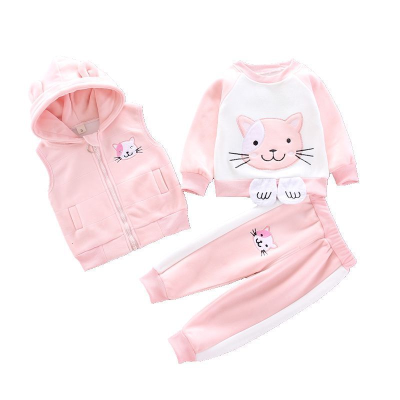 2021 New Cartoon Cute Kids Clothes 3 Pcs Outfit Winter Toddler Girls Clothing Set Plus Cashmere Hooded Vest+tops+pant 1-5 Years Vmbo, Yellow
2021 New Cartoon Cute Kids Clothes 3 Pcs Outfit Winter Toddler Girls Clothing Set Plus Cashmere Hooded Vest+tops+pant 1-5 Years Vmbo, Yellow