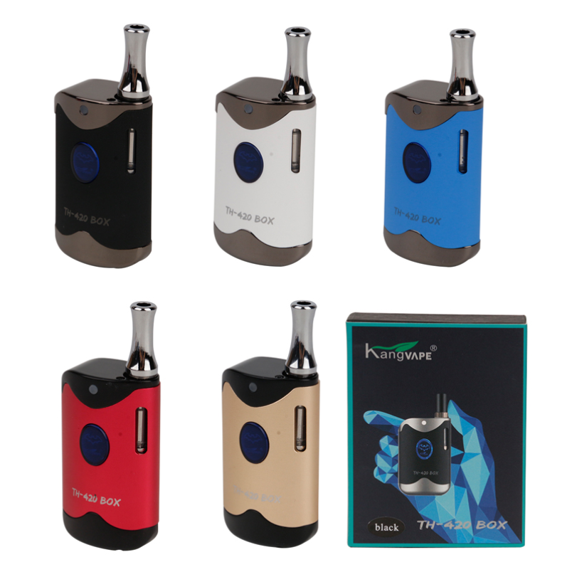 100% Original Kangvape TH 420 Starter Kit With 650 mAh Battery TH-420 Box Mod For 0.5ml Thick Oil CE3 Cartridge Tank Atomizer Genuine, Multi
100% Original Kangvape TH 420 Starter Kit With 650 mAh Battery TH-420 Box Mod For 0.5ml Thick Oil CE3 Cartridge Tank Atomizer Genuine, Multi