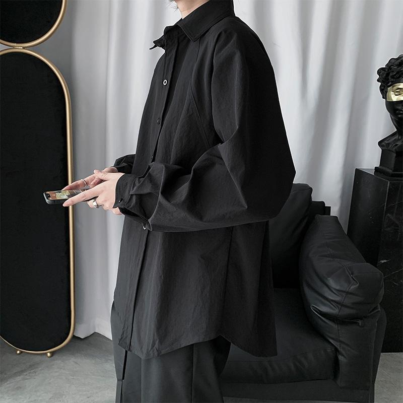 Men's Casual Shirts Women 2022 Spring Autumn Fashion Oversized Man Turn-down Collar Shirt Male Long Sleeve Blouses Tops L123, White;black
Men's Casual Shirts Women 2022 Spring Autumn Fashion Oversized Man Turn-down Collar Shirt Male Long Sleeve Blouses Tops L123, White;black