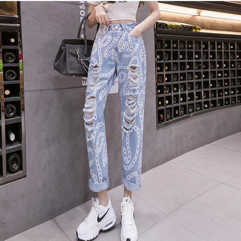New Woman Jeans Ripped High Waist Clothes Wide Leg Denim Clothing Streetwear Vintage Quality 2021 Fashion Harajuku Straight Pants Eq9k, Blue
New Woman Jeans Ripped High Waist Clothes Wide Leg Denim Clothing Streetwear Vintage Quality 2021 Fashion Harajuku Straight Pants Eq9k, Blue