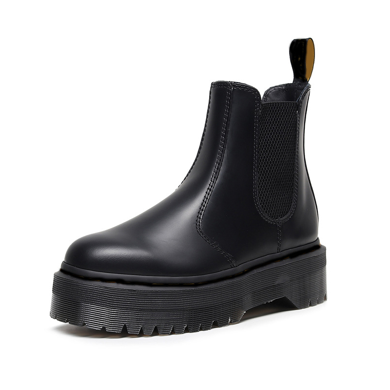 Winter platform women boots real leather slip-on black fashion designer motorcycle woman ankle bottes size 35-41, Wear sticker
Winter platform women boots real leather slip-on black fashion designer motorcycle woman ankle bottes size 35-41, Wear sticker