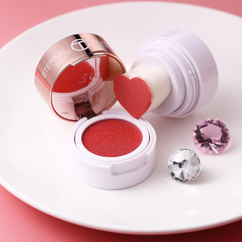 Blush O.TWO.O Make Up Waterproof Long Lasting Air Cushion Seal Cream Pigment Heart Blusher Palette Peach Color, Cb03
Blush O.TWO.O Make Up Waterproof Long Lasting Air Cushion Seal Cream Pigment Heart Blusher Palette Peach Color, Cb03
