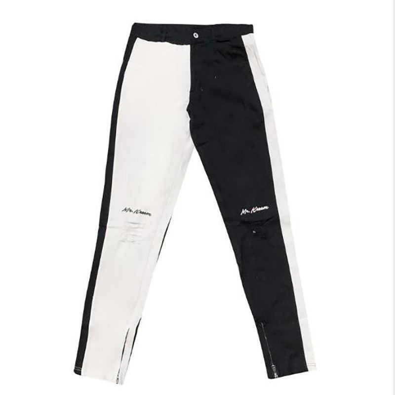Stretch Denim Pants Solid Slim Fit Jeans Men Casual Biker Denim Jeans Male Street Hip Hop Vintage Trouser Skinny Pant 210930