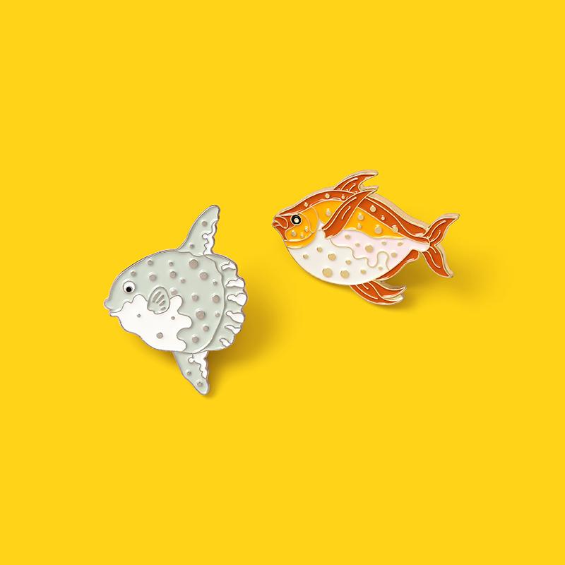 Pins, Brooches Cute Orange Grey Fish Puffer Koi Goldfish Brooch Enamel Pin Denim Lapel BadgeFamily Kid Blessing Gifts Friends Jewelry
Pins, Brooches Cute Orange Grey Fish Puffer Koi Goldfish Brooch Enamel Pin Denim Lapel BadgeFamily Kid Blessing Gifts Friends Jewelry