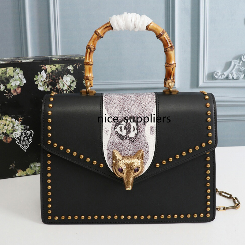 Chain Flap Handbag Purse Shoulder Bags Fashion Genuine Leather Fox Head Hardware Bamboo Handle Interior Zipper High Quality Women Bag
Chain Flap Handbag Purse Shoulder Bags Fashion Genuine Leather Fox Head Hardware Bamboo Handle Interior Zipper High Quality Women Bag