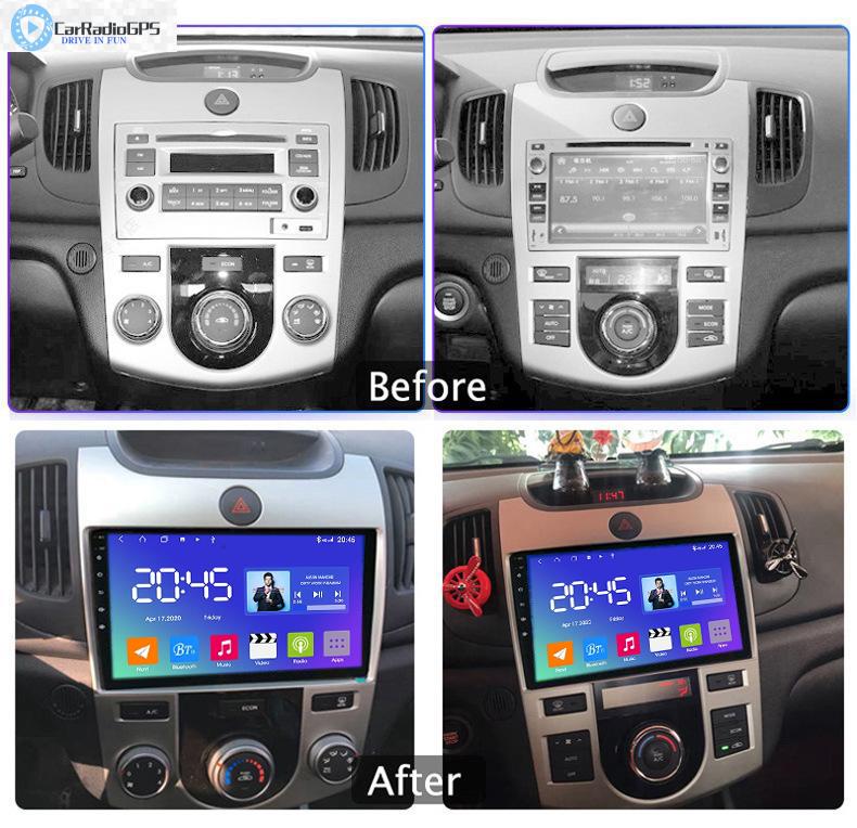 Car dvd Stereo Head Unit Player for Kia FORTE 2009-2014 Android Autoradio double Din 2.5D IPS Touch Multimedia GPS Navigation