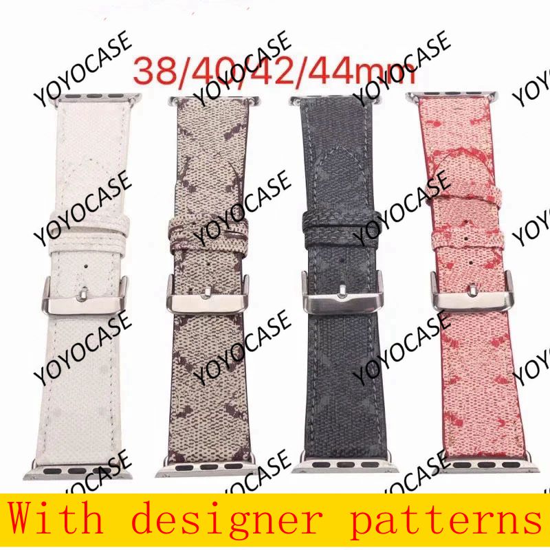New Designer Leather Strap for Apple Watch Band Series 6 5 4 3 2 40mm 44mm 38mm 42mm Bracelet for iWatch Belt YY57
New Designer Leather Strap for Apple Watch Band Series 6 5 4 3 2 40mm 44mm 38mm 42mm Bracelet for iWatch Belt YY57