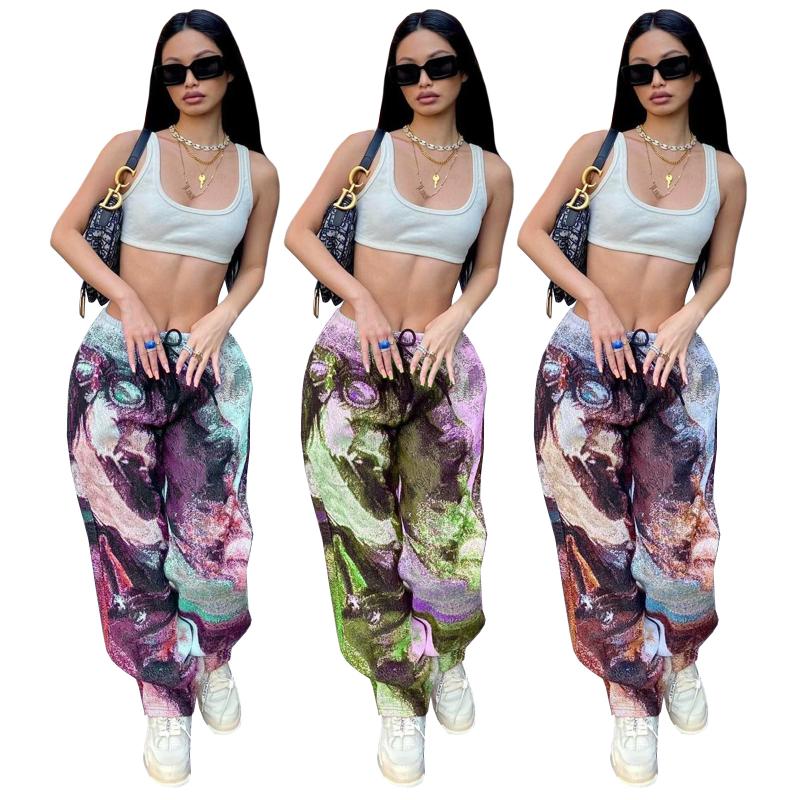 Women's Pants & Capris Oluolin Fashion Sexy Printed Drawstring Trousers Autumn Woman High Waist All-match Casual Loose Tie-dye Cargo Streetw, Black;white
Women's Pants & Capris Oluolin Fashion Sexy Printed Drawstring Trousers Autumn Woman High Waist All-match Casual Loose Tie-dye Cargo Streetw, Black;white