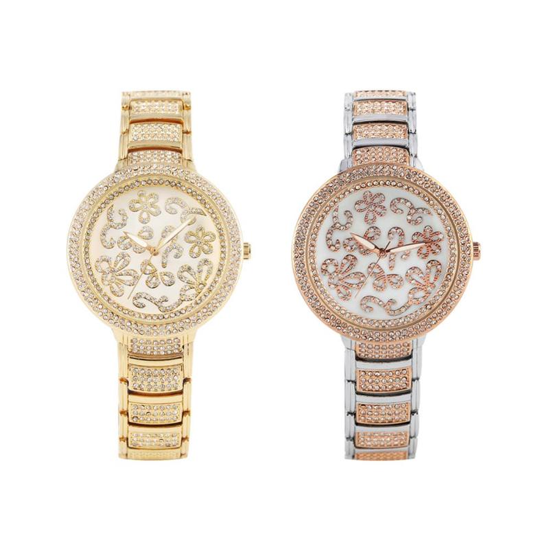Wristwatches Women's Watch Diamond-encrusted Quartz For Ladies Alloy Strap Wristwatch Female, Rose
Wristwatches Women's Watch Diamond-encrusted Quartz For Ladies Alloy Strap Wristwatch Female, Rose