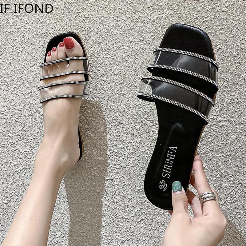 IF IFOND Transparent PVC Crystal Flat Slippers Women Summer Outdoor Open Toe Casual Beach Sandals Woman Fashion Ladies Sliders, Beige
IF IFOND Transparent PVC Crystal Flat Slippers Women Summer Outdoor Open Toe Casual Beach Sandals Woman Fashion Ladies Sliders, Beige