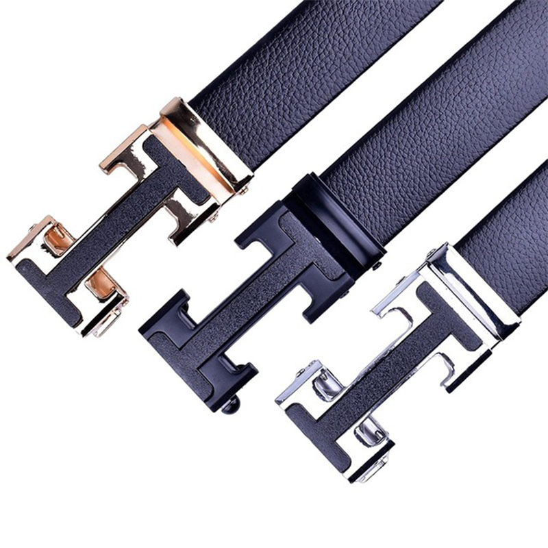Brand-Name Waistband Leather Automaticgirdle Buckle Layer PU Belt Pure Mens Business Pants Belt H-Shaped Belt Buckle, Black;brown
Brand-Name Waistband Leather Automaticgirdle Buckle Layer PU Belt Pure Mens Business Pants Belt H-Shaped Belt Buckle, Black;brown