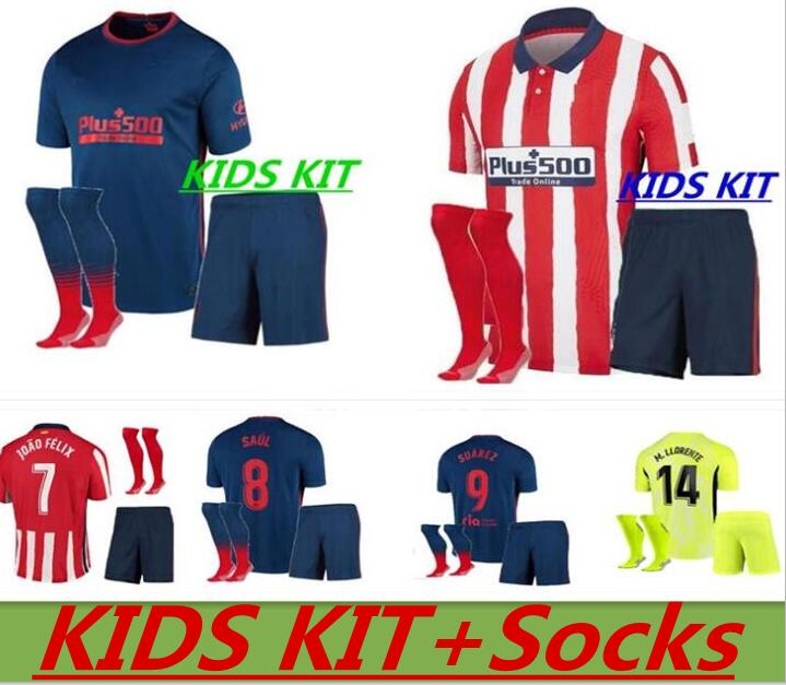 20 21 kids kit Atletico SUÃREZ Madrid home away 3RD Soccer Jerseys 20-21 CORREA Camisetas de fútbol youth JOAO FELIX football shirt, Black;yellow
20 21 kids kit Atletico SUÃREZ Madrid home away 3RD Soccer Jerseys 20-21 CORREA Camisetas de fútbol youth JOAO FELIX football shirt, Black;yellow